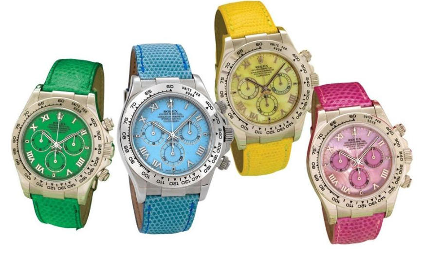 Rolex Gives The Daytona Four Different Moods For A London Auction In The UK